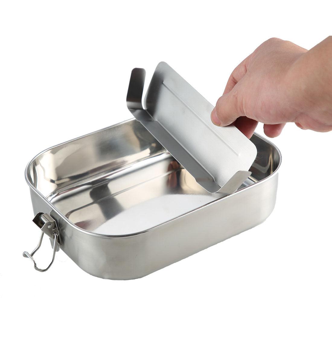 Brotdose Edelstahl 1400ml (Gravur) - ecoGecko® 