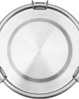 Brotdose Edelstahl 1200ml (rund) - ecoGecko® 