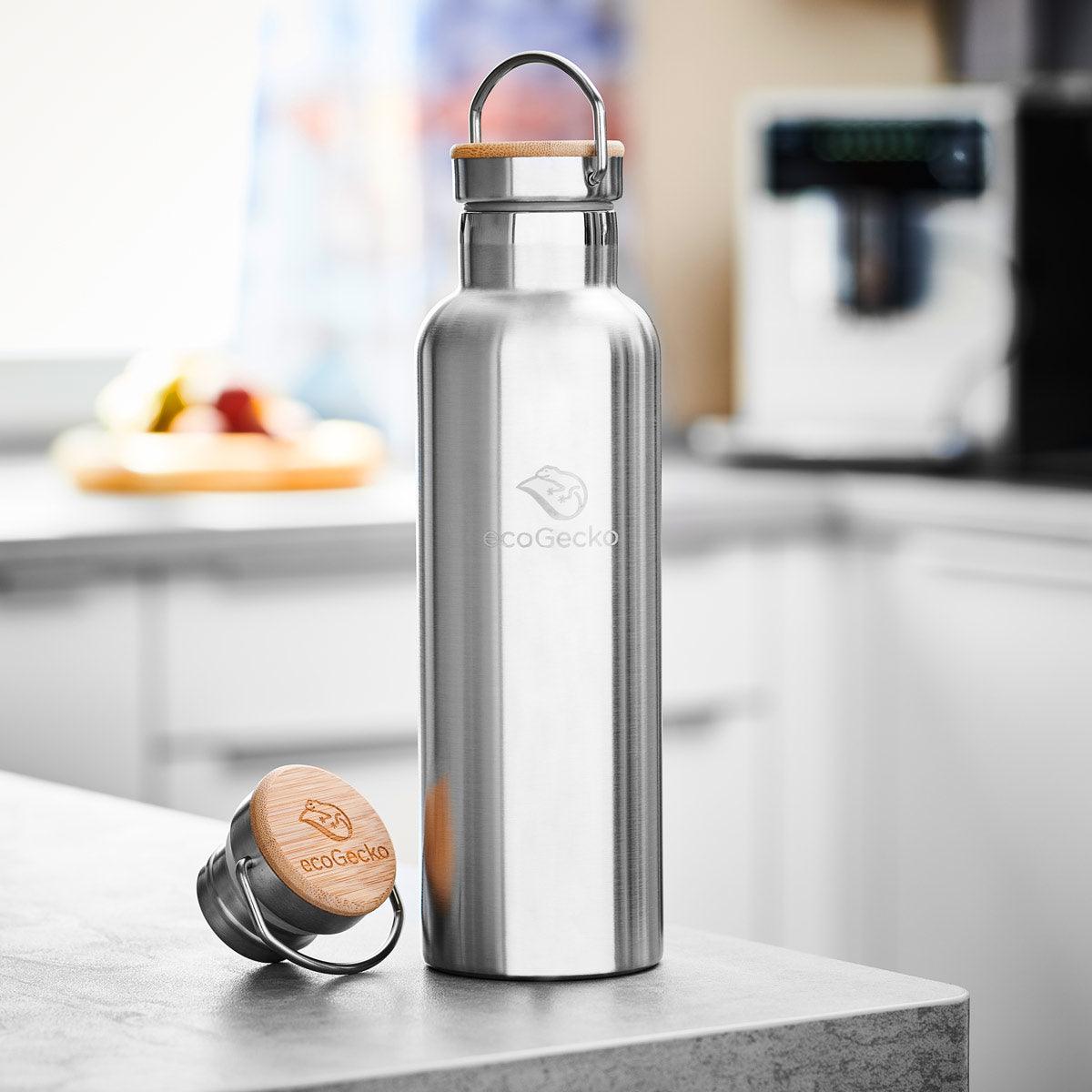 Thermos Edelstahl Trinkflasche 750ml - ecoGecko® 