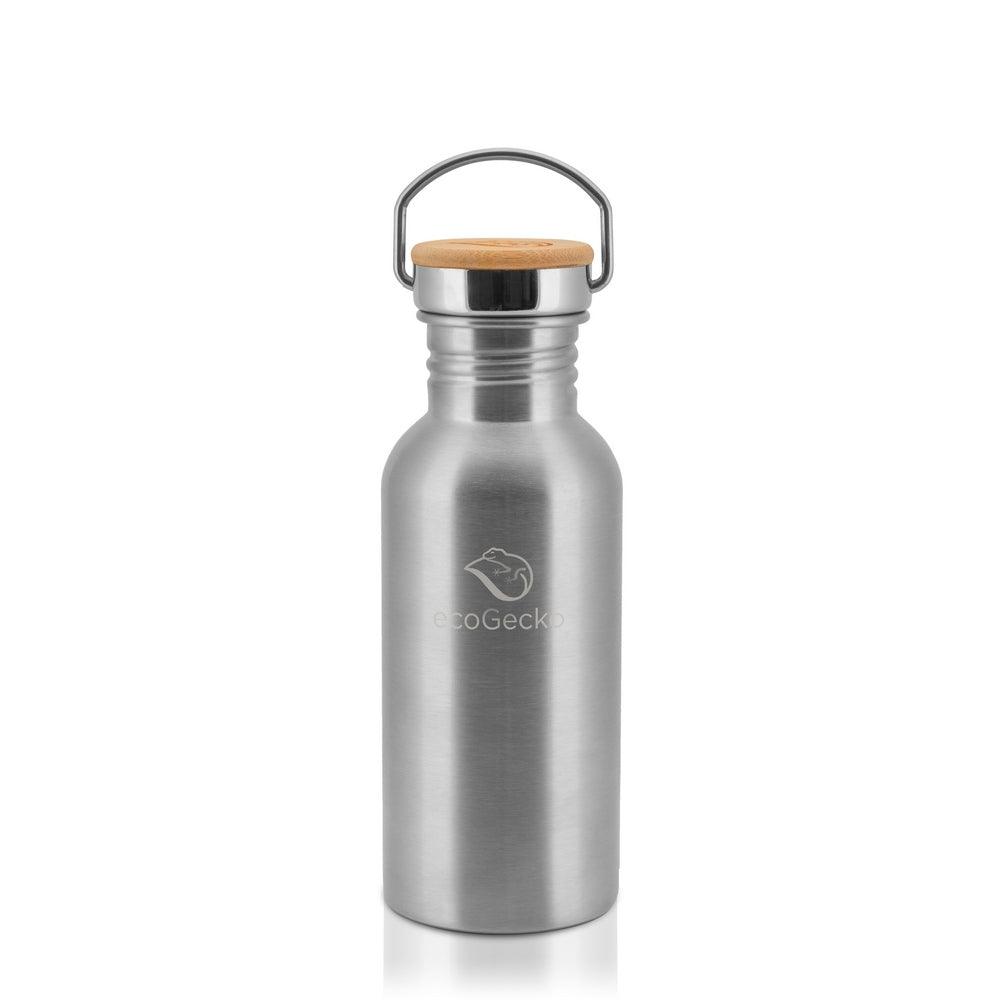 Edelstahl Trinkflasche 500ml - ecoGecko® 